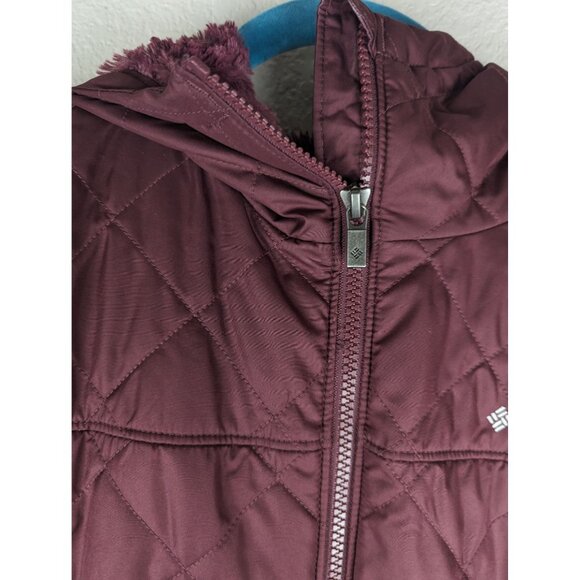 Columbia Women's Puffer Jacket in Plum - Picture 4 of 9